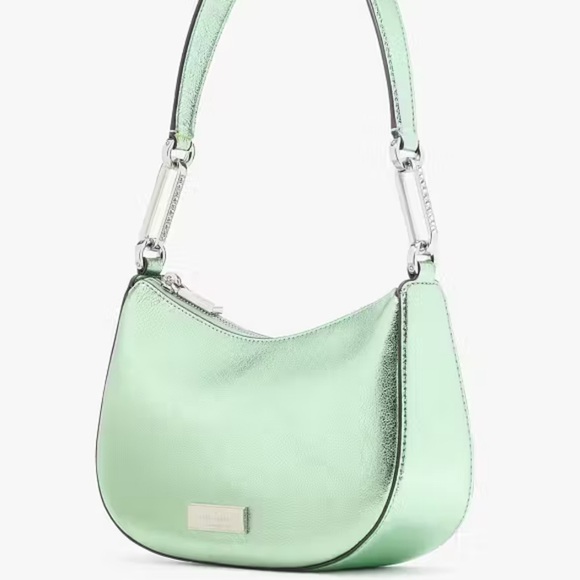 NWT Kate Spade Nina Metallic Shoulderbag - Picture 2 of 5